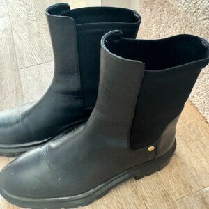 Black Stuart Weitzman Ankle Boots Size 7.5B